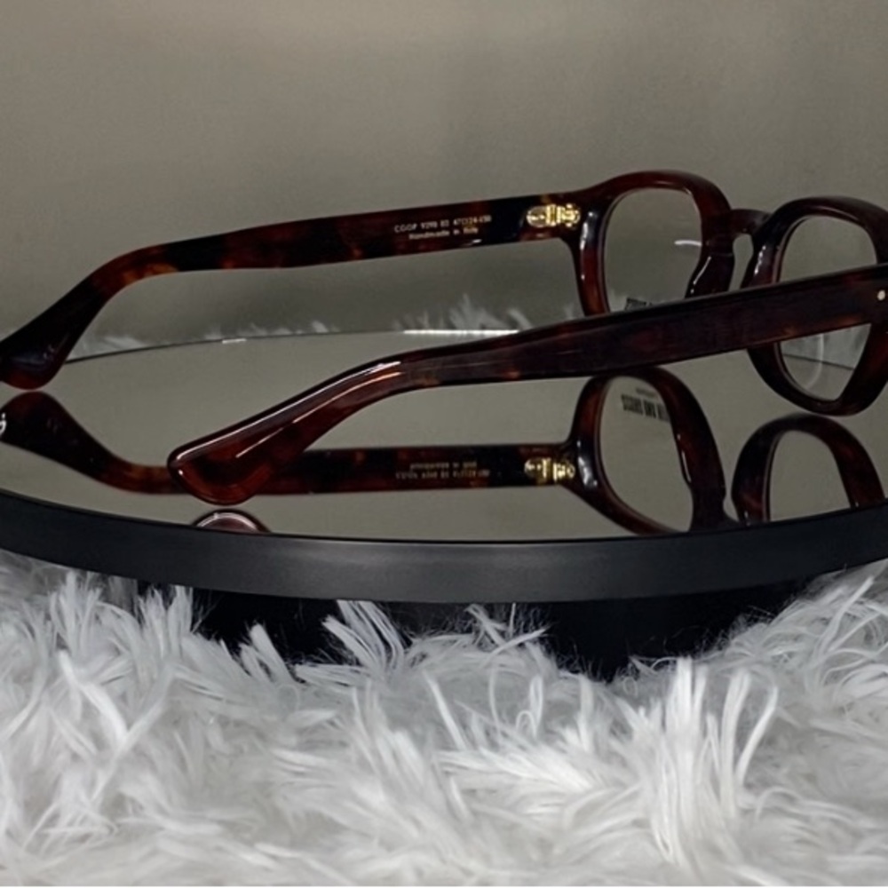 Cutler And Gross Eyeglasses/ Model #: 9290/ Red Tinted Frames - Picture 4 of 7
